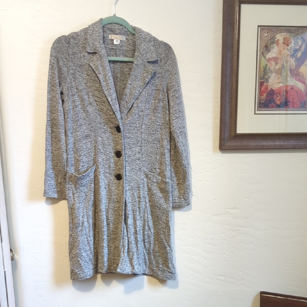 Chic Gray Women's Blazer